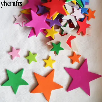 

10bags/LOT.Star foam stickers Kids toys Wall stickers Kindergarten ornament Birthday gifts School rewards Color learning self