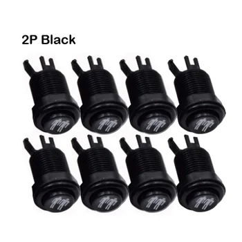 

8pcs/lot American Style Jamma Arcade Long Push Button Durable HAPP Style Switch button with 3 terminal microswitch