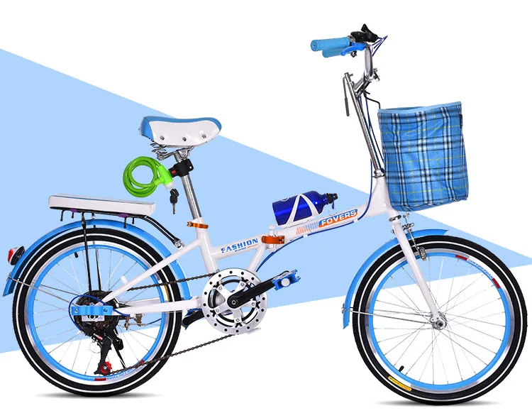 Складной велосипед 20-дюймовый шесть-Скорость переключения света для мужчин и женщин амортизатор цикла
