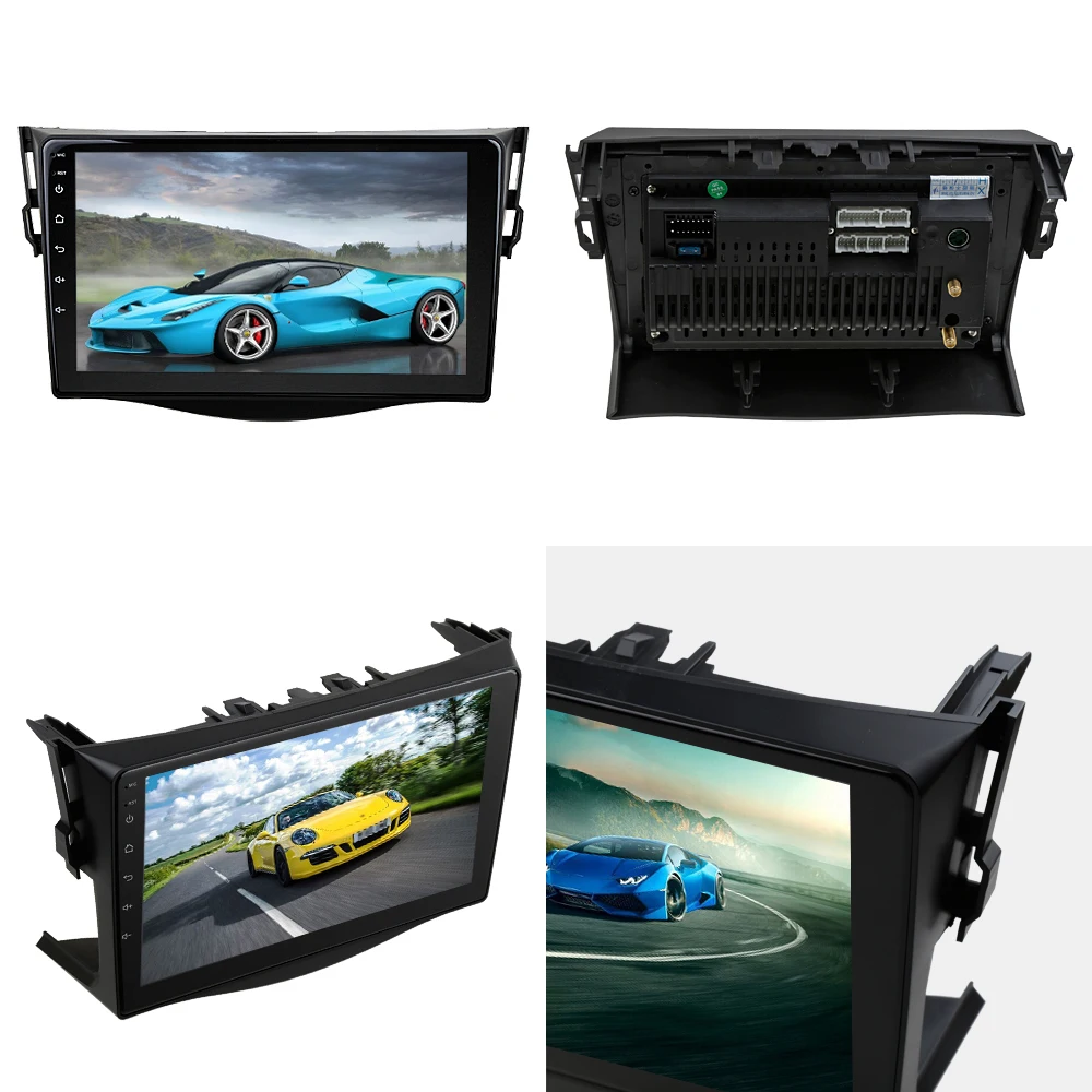 Discount Sinosmart  Android 8.1 2Din IPS/QLED 2.5D screen car gps multimedia radio navigation player for Toyota RAV4 2009-2013 3