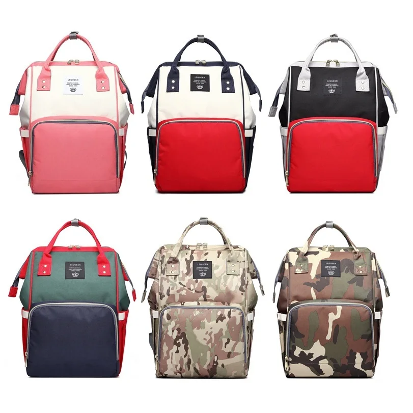 

2019 Baby Diaper Bag Large Capacity Waterproof Nappy Bag Kits Mummy Maternity Travel Backpack Nursing Handbag