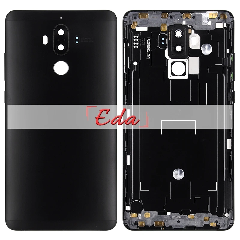 

5.9" Catteny For Huawei Mate 9+Power Volume Button Metal Battery Door Back Cover Housing Case For Huawei Mate 9 With Camera Lens