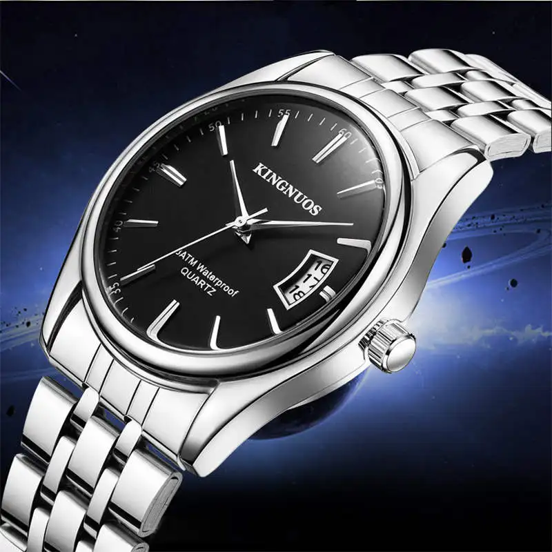 

Top Luxury Brand Watch Men's Watches High Quality Stainless Steel Men Wristwatch Precision Waterproof Male Calendar Date Quartz