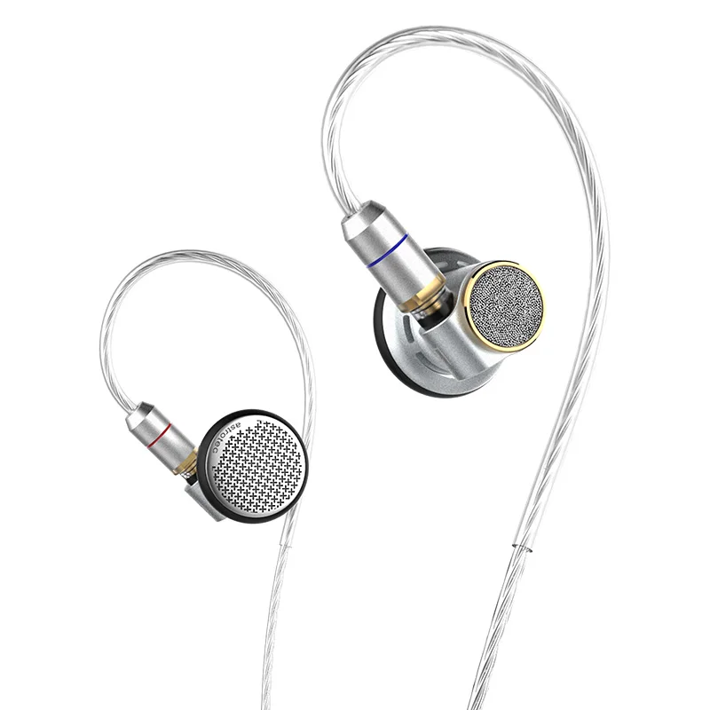 

Astrotec Lyra Nature Hifi earphone MMCX Detachable High Resolution Earbuds with silver plated cable