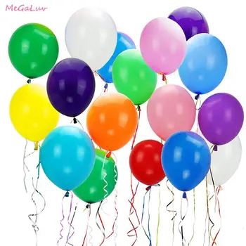 

100pcs Multicolor Birthday Party Air Ballons 12 Inche Rainbow Latex Balloons Wedding Decor Events Party Balloon Arch Supplies