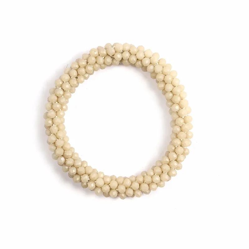 10 bracelet Matte Beige