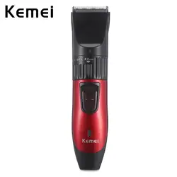 Kemei KM-730 Перезаряжаемые электрический триммер для стрижки волос Pro волос резки 220-240 В тример для Для мужчин парикмахерская стрижка триммер