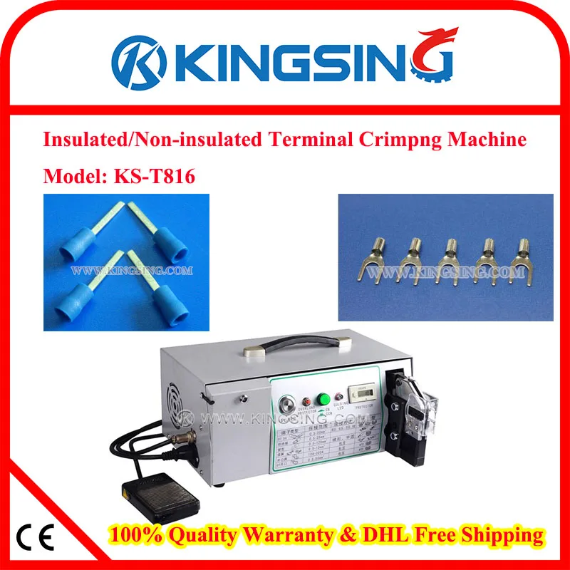 Free Shipping By DHL 1PC KS-T816 Electrical Crimping Tools with Exchangeable Die Sets Electric Crimper | Обустройство дома