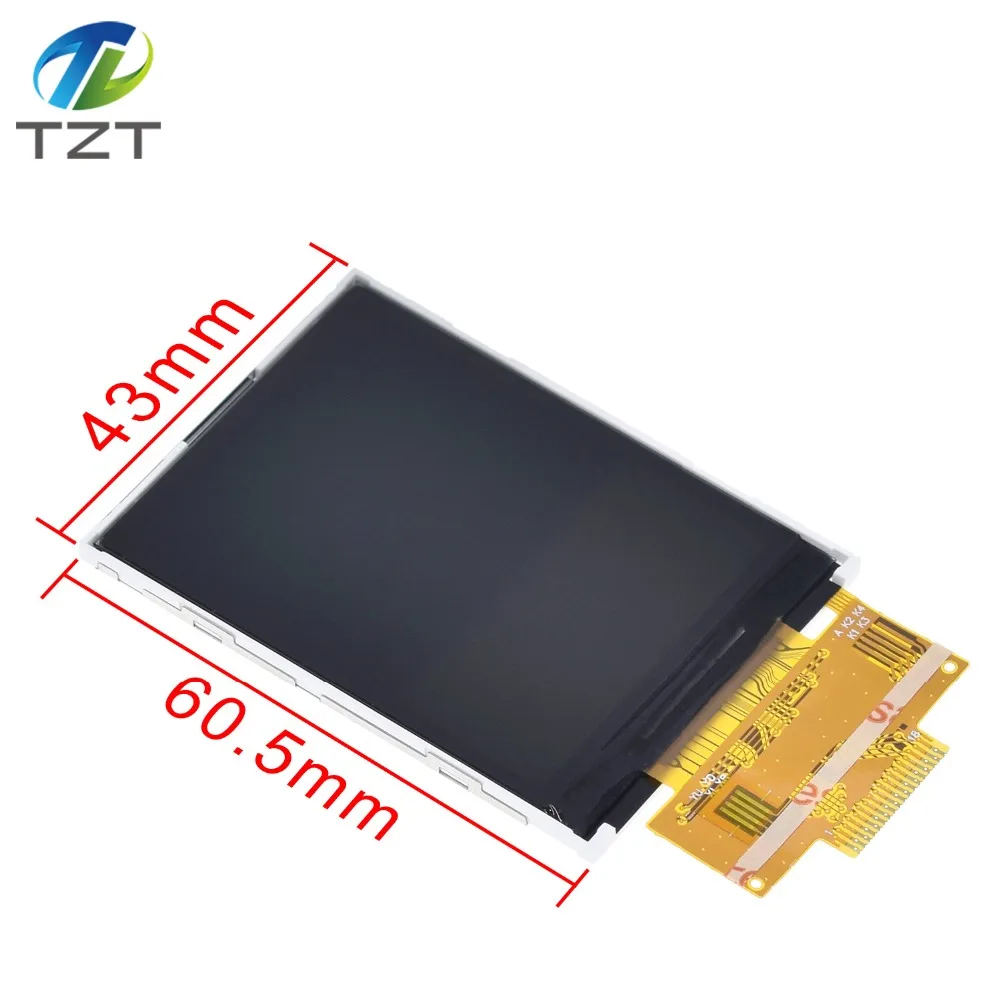 2," 240x320 SPI TFT lcd модуль последовательного порта+ 5 В/3,3 В адаптер PBC Micro SD ILI9341 Белый светодиодный с сенсорным/без сенсорного для Arduino