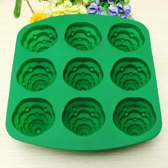 3D Christmas Tree Cake Mould Food Grade Silicone Cookie Chocolate 3D Christmas Tree Cake Mould Food Grade Silicone Cookie Chocolate Baking Mold Random Color - 3D Christmas Tree Cake Mould Food Grade Silicone Cookie Chocolate