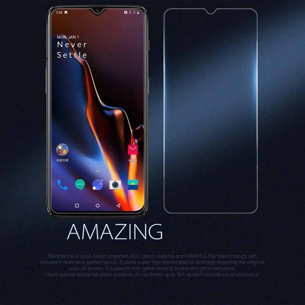 

Oneplus 7 glass One plus 7 Screen Protector Nillkin 2.5D Clear Front Screen Protector protective safety glass