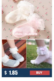 One Pairs Sweet Girls Kids Frilly Satin Lace Cotton Socks Princess Lace Bow Soft Trim Baby Toddler Short Socks High Quality