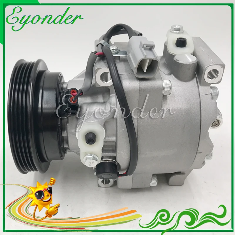 

Car Air Conditioning AC A/C Compressor Cooling Pump SC08C Pulley PV4 for Toyota Starlet EP91R 1.3L 4 cyl 1996-1999 4421000034
