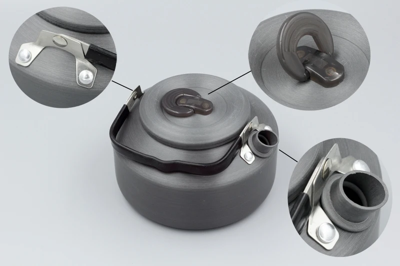 APG ultraligero 1200 ml hervidor acampar o 700 ml al aire libre que acampan yendo de utensilios