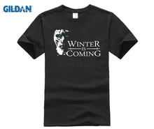 

GILDAN 2019 Arrival Men'S Fashion T Shirts winter Is Coming Game Of Thrones T-Shirt - Fruit Of The Loo make Your Own Tee Shirt