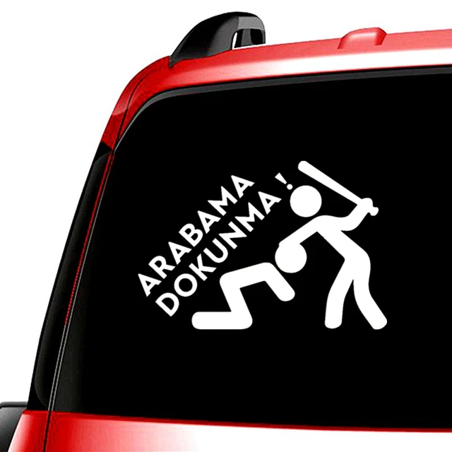 Three Ratels TZ 862 13*19.2cm 1 4 pieces turkey car sticker don't touch