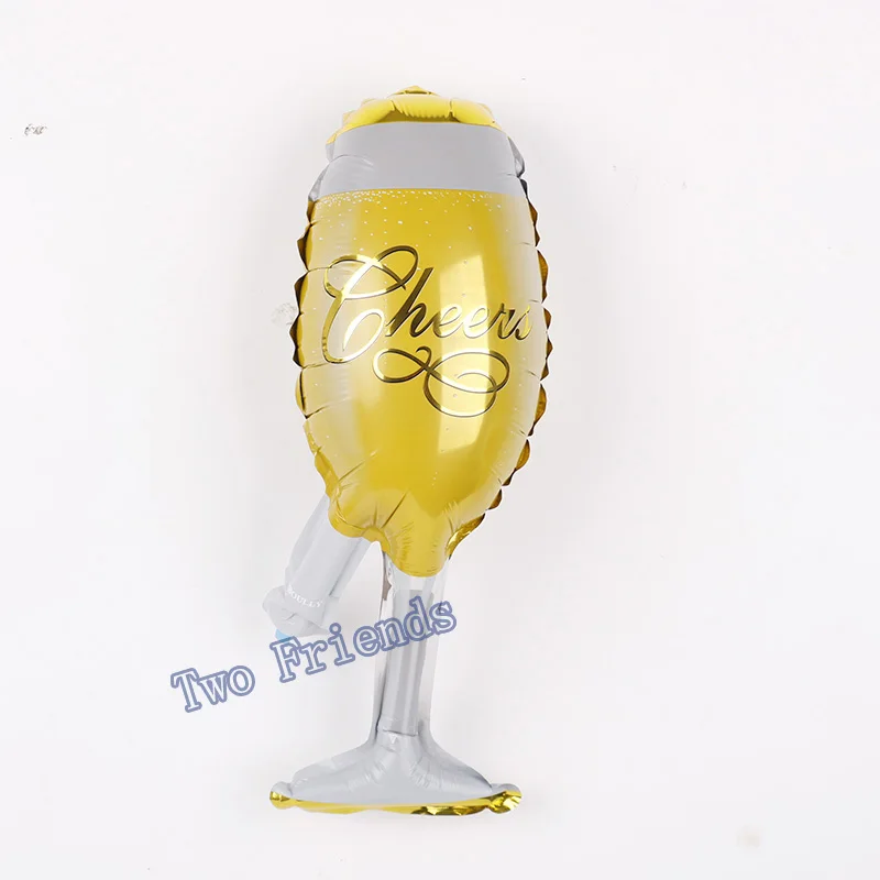 MN00102 cup 20 шт./партия Мини бокалы для шампанского пивная бутылка надувные шары из алюминиевой фольги балон для дня рождения свадебные вечерние воздушные шары для украшения - Цвет: MN00102 cup
