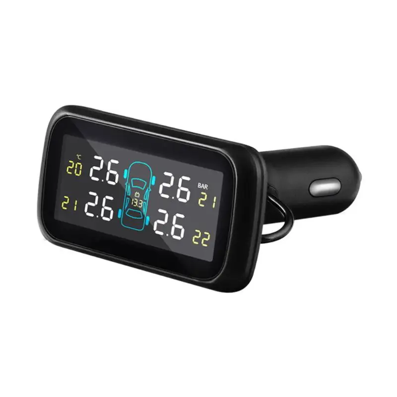 

Auto Car Wireless TPMS Tire Pressure Monitoring System with 4 Sensors LCD