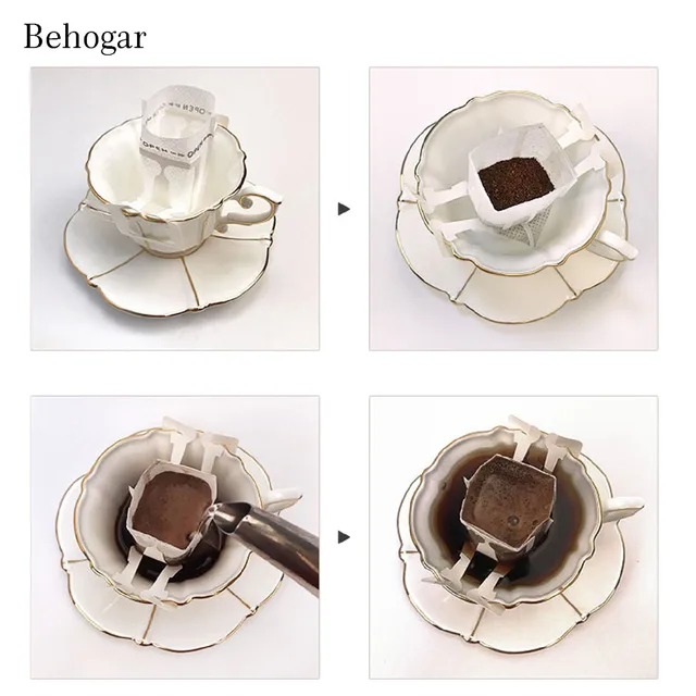 Cheap Behogar 50PCS Disposable Hanging Ear Style Drip Coffee Filter Bag for Coffee Tea Home Outdoor Travel Camping Office Tools Cheap Behogar 50PCS Disposable Hanging Ear Style Drip Coffee Filter Bag for Coffee Tea Home Outdoor Travel Camping Office Tools