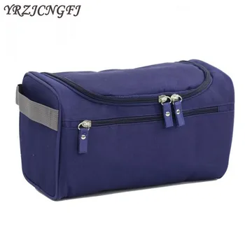 

Portable Waterproof Unisex Women Round Makeup Bag Neceser Men Travel Wash Supplies Organizer Storage Toiletry Kit Case