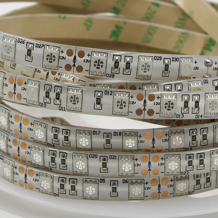 Светодиодный УФ полосный светильник 5050 SMD 60 светодиодный s/m 395 405nm