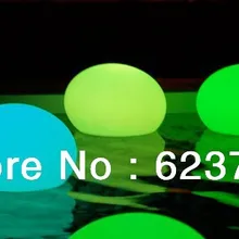 Красочный светодиодные плоским мяч, перезаряжаемый светодиодный светящиеся зажженную LED мяч, LED Бассейны лампы дистанционного управления EMS