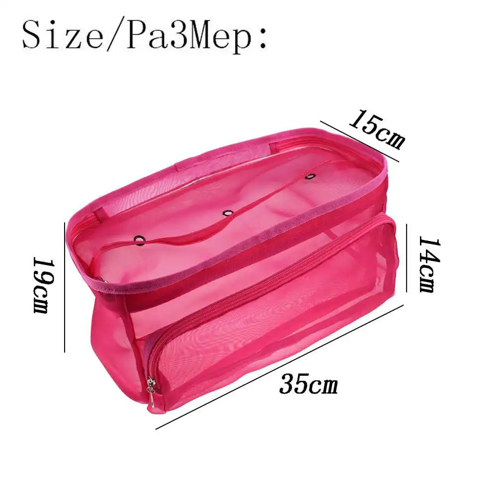 Сумка-Органайзер для вязания сетчатый мешок для хранения сумка-тоут чехол для хранения для вязания крючком спицы Швейные аксессуары