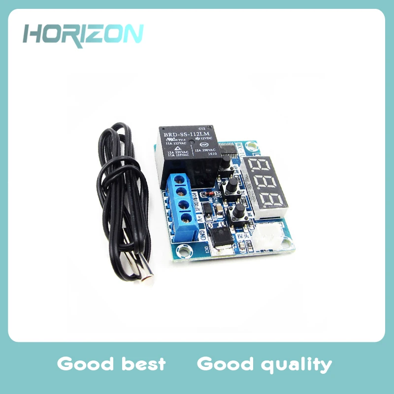

1Pcs Smmnas DC12V Intelligent Digital Led -40-120 Celsius Thermostat Temperature Controller Sensor