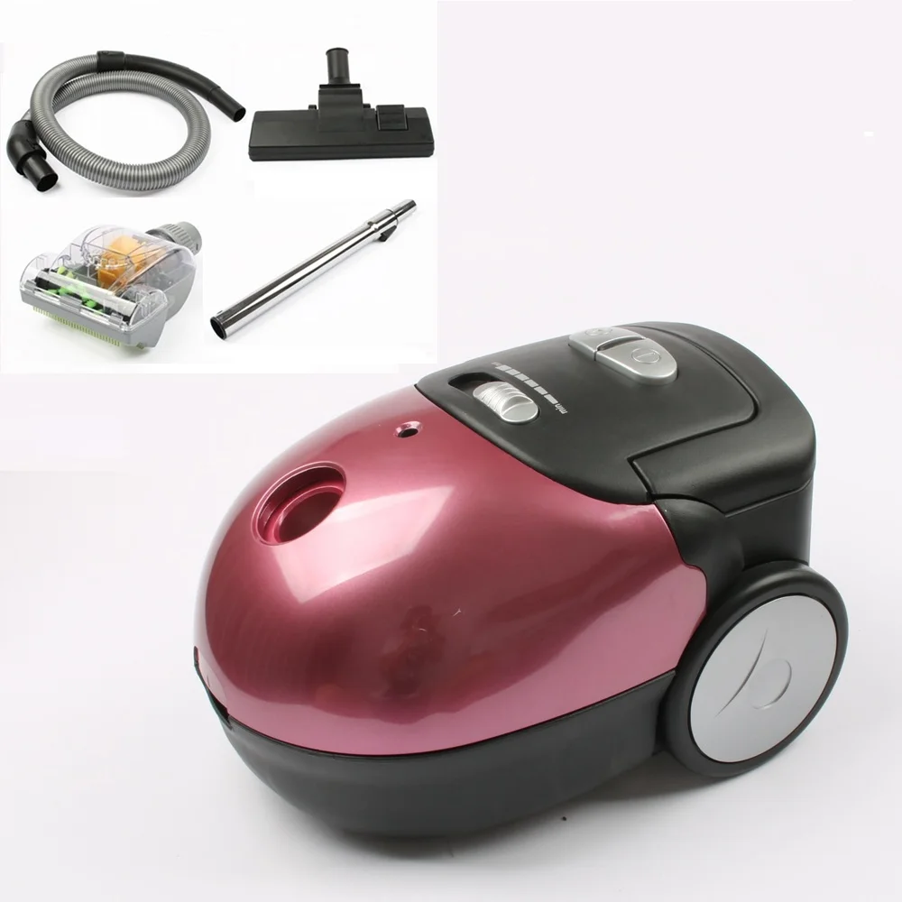 

HIMOSKWA 1600W Low Noise Rod Vacuum Cleaner Home Dust Collector Handheld Acaricidal Aspirator Horizontal Type 9 Nozzles 220V