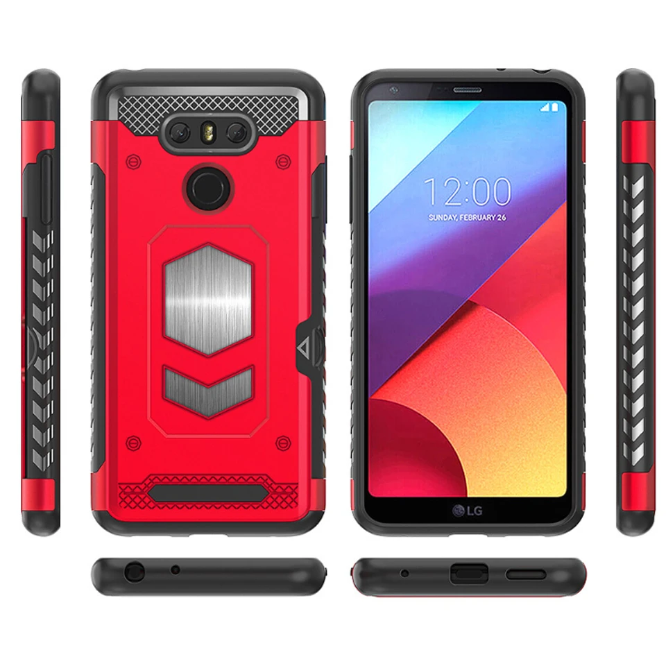 Shock Sunda Кошелек держатель для карт чехол телефона LG G6 G7 жесткий защитный