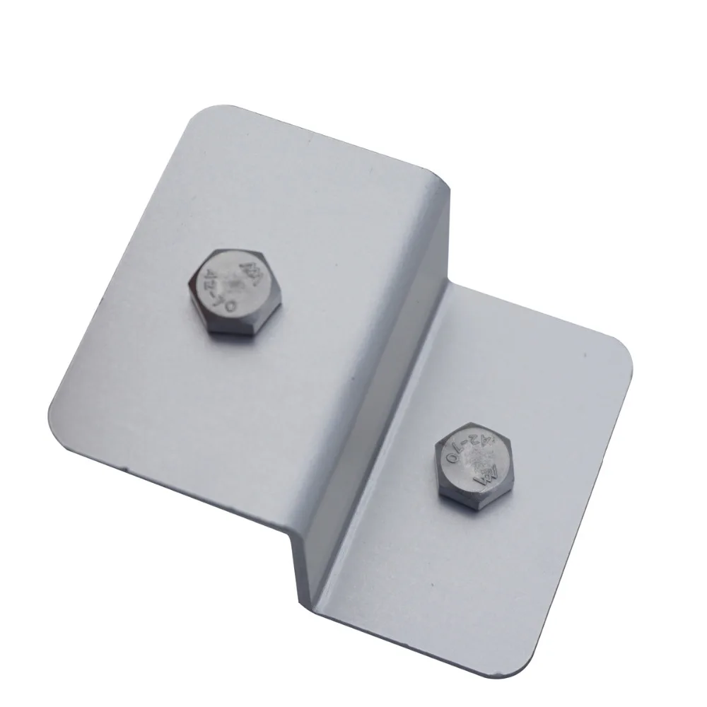 

Z Bracket Solar Mount Kit, 4solar brackets with Nuts and Bolts, high quality and free shipping