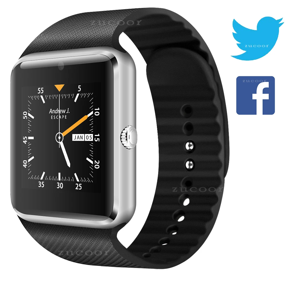 

Smart Watch Phone Original With 5MP Camera SIM Card Slot GT08 PLUS WIFI GPS MP3 Player Fitness Tracker Bluetooth Clock PK KW88
