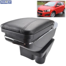 Armlehne Für Chevrolet Sonic / Aveo 2012-2018 Zentrum Centre Console Storage Box Arm Rest Drehbare Holden Barina 2013 2014 2015