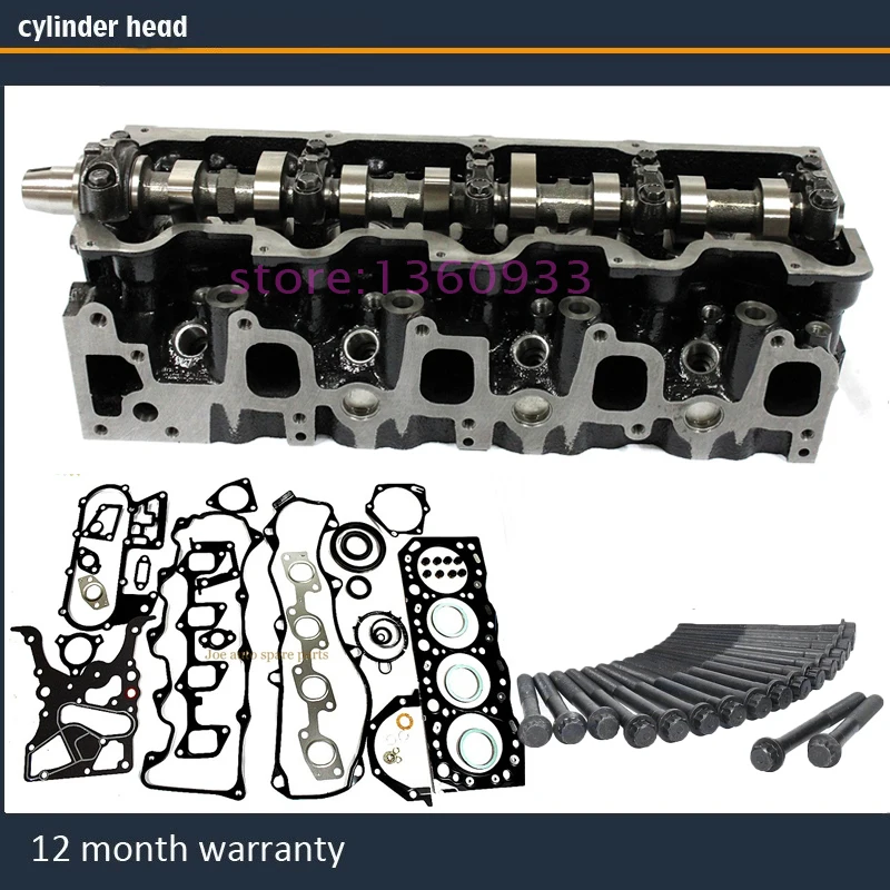 

3L complete cylinder head assembly for Toyota Hilux 4Runner HiAce Land Cruiser Dyna 150 ToyoAce 2.8 D 8V with full gasket bolt