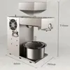 Small Commercial Oil Press Stainless Steel Automatic Oil Expeller Machine Flaxseed Oil Extractor Presser Machinery 220V/110V 5