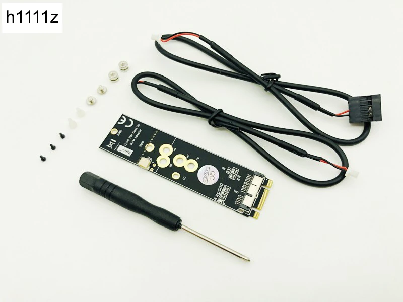 H1111Z Плата расширения 12 + 6Pin беспроводная WiFi Bluetooth карта NGFF M.2 B M Ключ адаптер для Mac