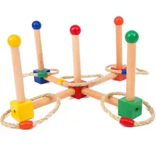 Wooden Montessori Infant Toys Montessori Hitch Up Exercise Preschool Educational Learning Toys Juguetes Brinquedos MG2464H