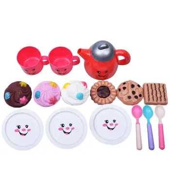 

22PCS/Set Children Classic Toys Smiling Face Teapot Set Kids Kitchen Educational Toy Play House Toys Children Play House Toy