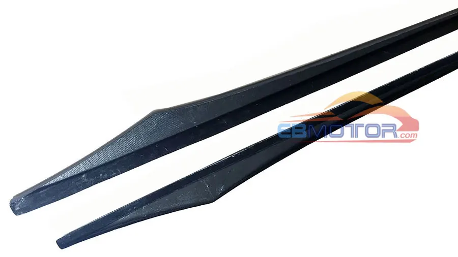 Real Carbon Fiber Side Skirts Spoiler Trim 1pair for BMW F06 F12 F13 M-Sport M-Tech 2014UP B292