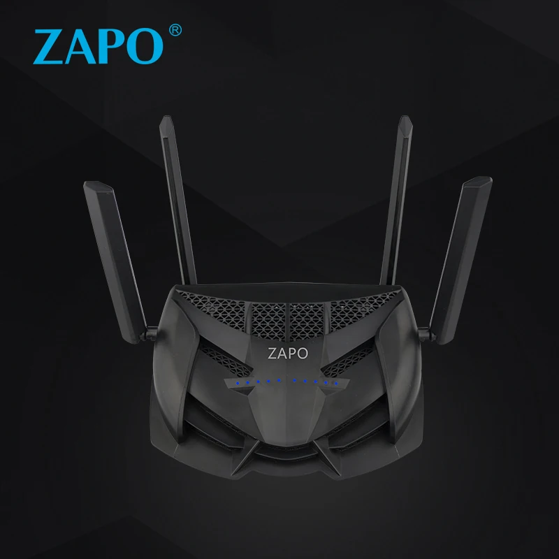 

Powerful ZAPO 2.4G/5G Top Chip AC 2600Mbps Wifi Router Wireless 16MB Flash High Gain Antenna USB Storage Repeater Long Distance