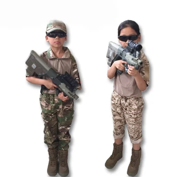 

Combat Uniform Children Kids Military Army Tactical Gear Paintball Hunting Multicam Desert Digital Camouflage