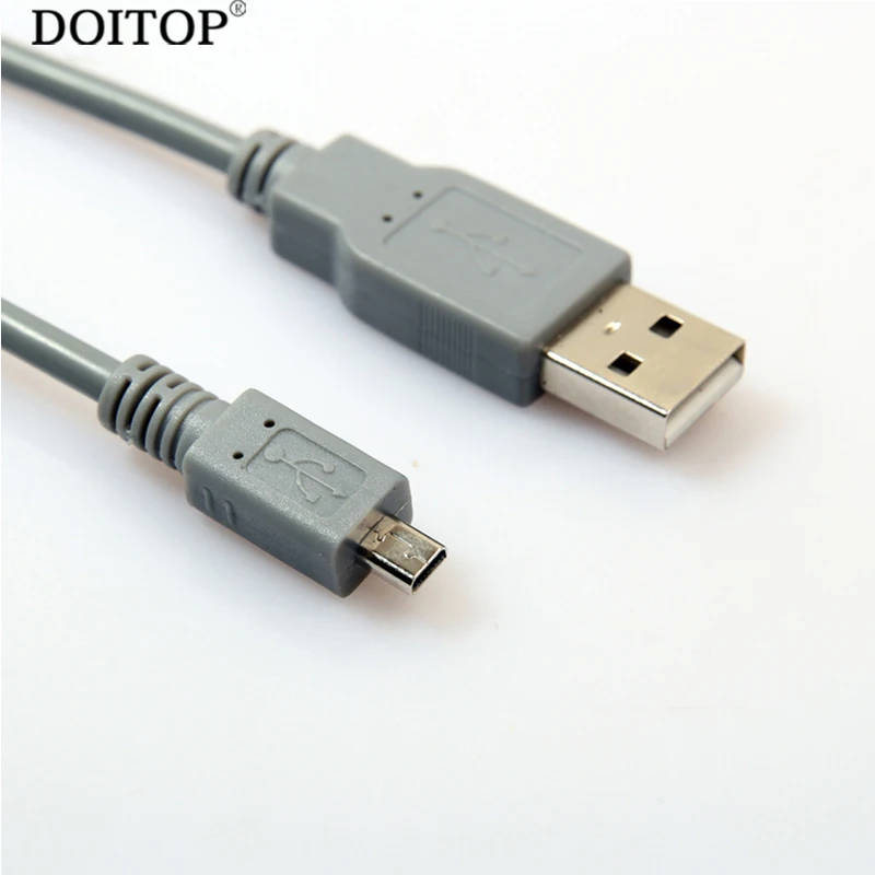 

DOITOP USB 2.0 A Male to Mini 8-pin Male 1M Camera Data Cable for Nikon for Sony S650 S700 S730 S750 A900 DSC-W180 W190 S2100