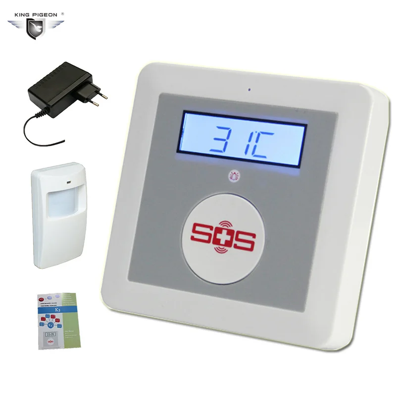 Wireless Home Alarm Android APP GSM Security System Elderly Panel SOS