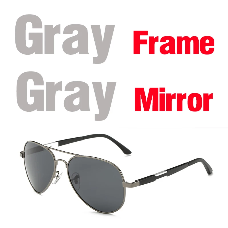 MNFT 1 комплект мужские спортивные уличные рыболовные поляризованные солнцезащитные очки для вождения, велосипедные очки, походные очки для кемпинга - Color: Gray Gray