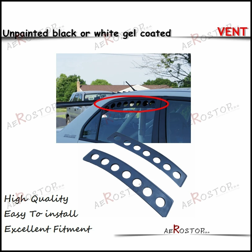 

2PCS FRP FIBER GLASS REAR WINDOW VENTS TRIM FOR EVOLUTION X EVO 10
