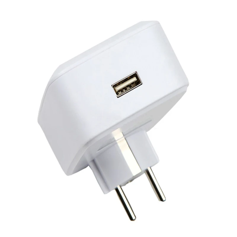 New EU Standard White Wifi Smart Plug Power Socket With USB App Wireless Remote Control Wall Plug For IOS Andriod