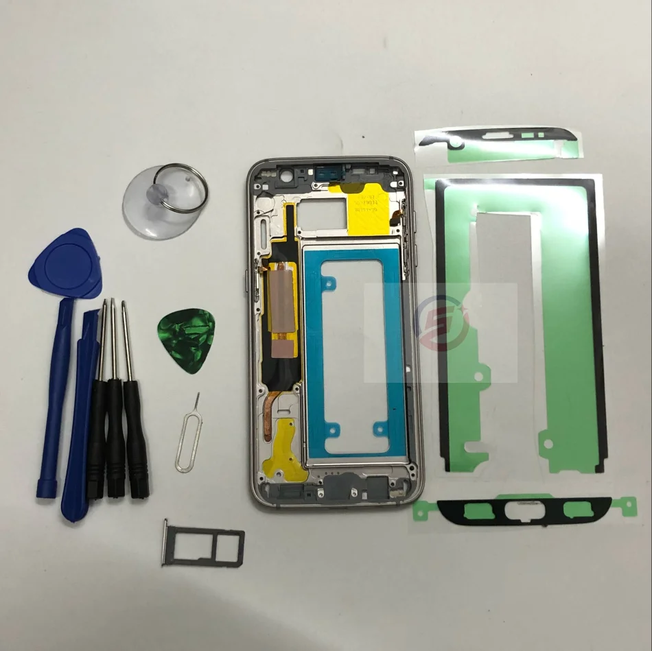 

Middle Frame For Samsung Galaxy S7 Edge G935F Mid Bezel Metal Frame Housing Chassis with Side Key Replacement Parts