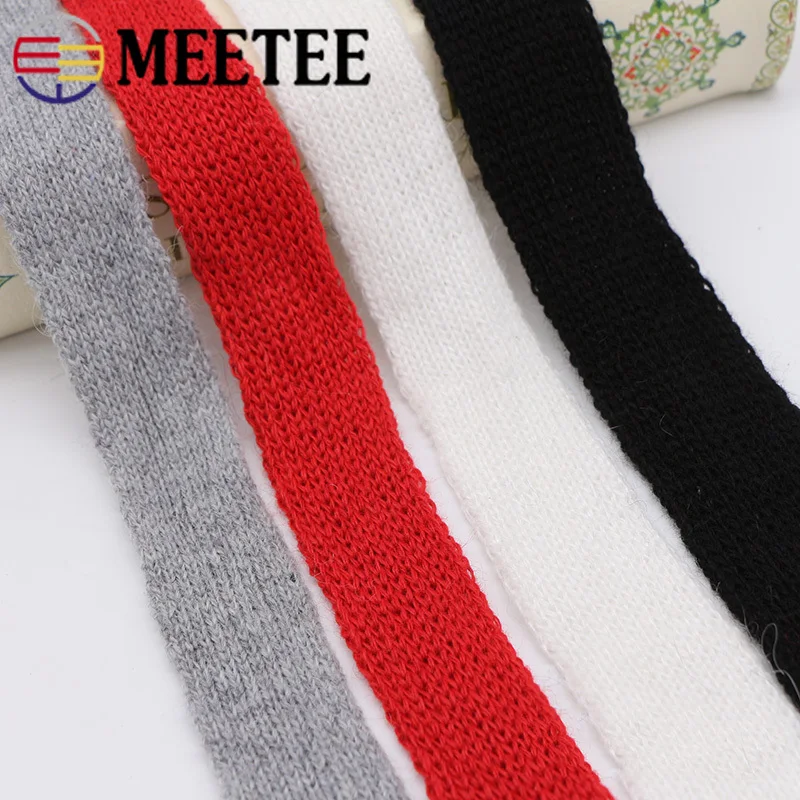 Лента Meetee из кроличьей шерсти 9 ярдов 1-4 см хлопчатобумажная плетеная лента для
