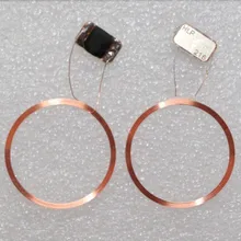 20 мм Диаметр NFC теги медный покрытый вязальной проволокой(антенна+ чип) сварки 216 888 ytes 13,56 МГц ISO14443 100 шт./лот RFID тег