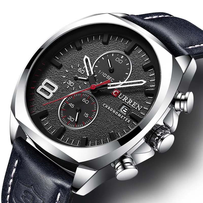 

CURREN Men Watches Men's Sport Top Brand Luxury Military Analog Quartz Watch 30M Waterproof Wristwatch Relogio Masculino 2019